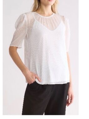 Calvin Klein Sheer Blouse